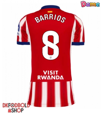 Atletico Madrid Pablo Barrios #8 Hjemmebanetrøje Dame 2026-27 Kort ærmer Atletico Madrid Pablo Barrios #8 Hjemmebanetrøje Dame 2026-27 Kort ærmer